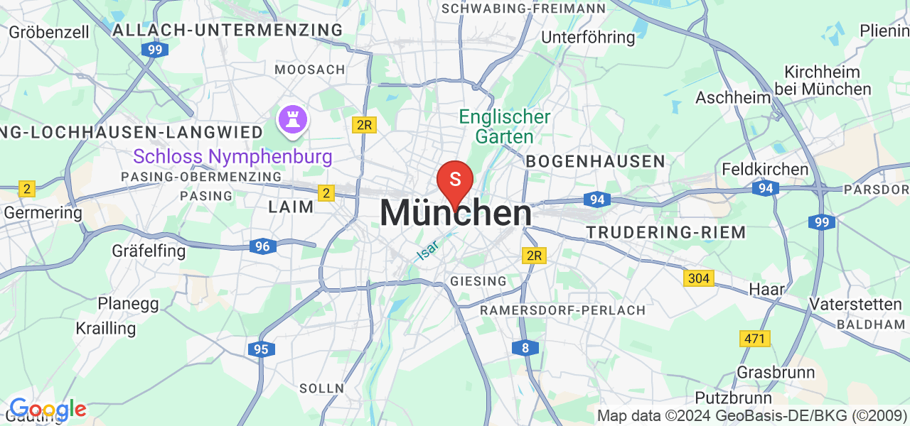 Map of Munich
